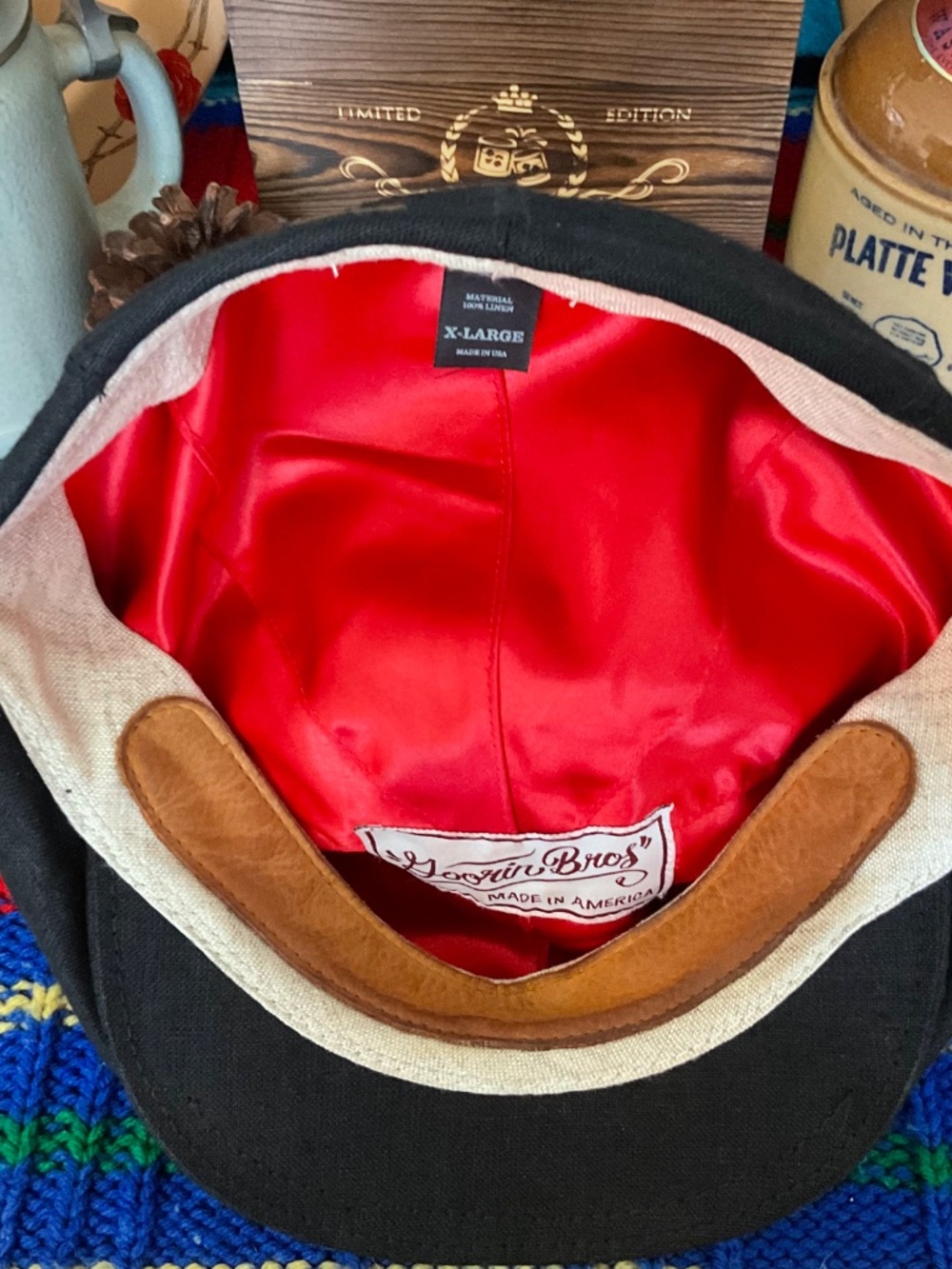 “Goorin Bros”-The Newsboys Lucky: A 1930s Tale of great Linen Cap (XL) - Picture 3 of 6